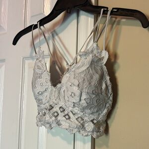 Boutique Lace Bralette Size Small Off White